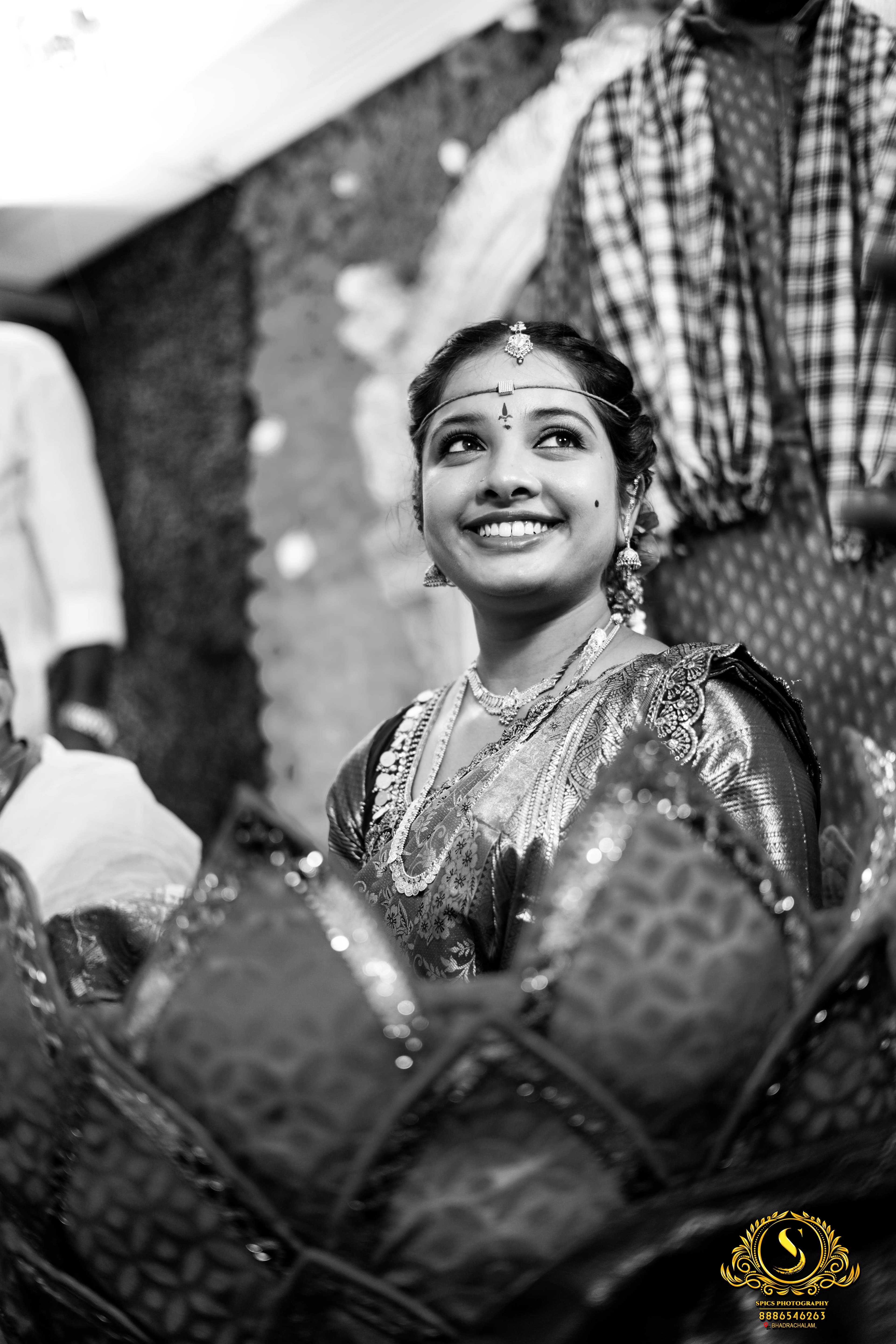 Wedding candid moment