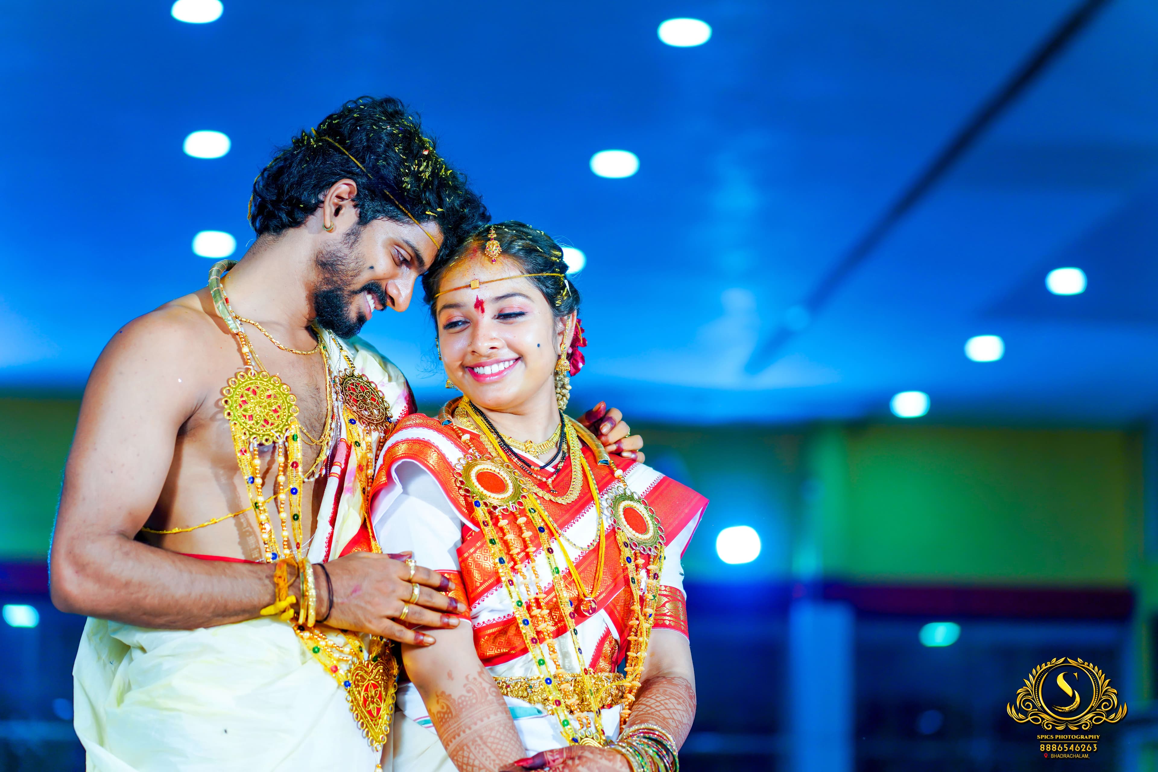 Couple portrait at wedding
